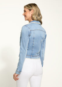 FDJ - 1681843 - Jacket With Crochet Stitch - Light Medium