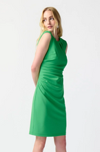 Load image into Gallery viewer, Joseph Ribkoff - 241008 - Draped Sheath Dress - Island Green
