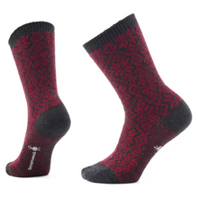 Load image into Gallery viewer, Smartwool - SW001851A25 - Everyday Traditional Snowflake Crew Socks - Tibetan Red
