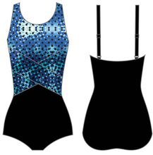 Load image into Gallery viewer, Gabar - G4J215 - High Neck One Piece Swimsuit - Black Blue
