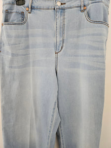 Tribal - 5605O - Brooke Hugging Wide Trouser Jeans - Bluetiful