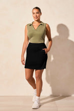 Load image into Gallery viewer, Tribal - 2060O - Pull on Skort with rounded slits - Black
