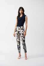 Load image into Gallery viewer, Joseph Ribkoff - 251001 - Tropical Print Slim Pant - Vanilla Multi
