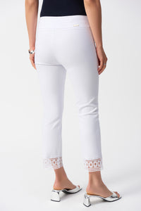 Joseph Ribkoff - 251053 - Millennium Cropped Pant - White