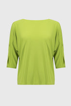 Load image into Gallery viewer, Joseph Ribkoff - 251063 - Relax Fit Crew Neck Top - Greenery
