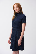 Load image into Gallery viewer, Joseph Ribkoff - 251084 - Bubble A-Line Dress - Midnight Blue
