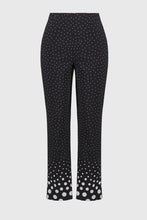 Load image into Gallery viewer, Joseph Ribkoff - 251223 - Millennium Dot Print Straight Ankle Pant - Black/Vanilla
