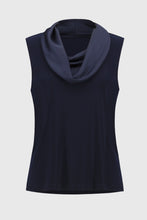 Load image into Gallery viewer, Joseph Ribkoff - 251276 - Satin Sleeveless Top - Midnight Blue
