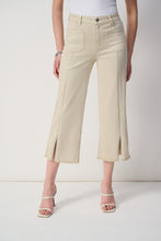 Load image into Gallery viewer, Joseph Ribkoff - 251901 - Culotte Jeans With Embellished Front Seam - Moonstone
