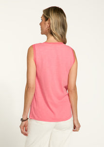 FDJ - 3013476 - Boat Neck Cami - Coral