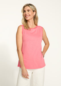 FDJ - 3013476 - Boat Neck Cami - Coral