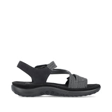 Load image into Gallery viewer, Rieker - 64870-00 - Sandals Namur/Ribbonstretch - Black
