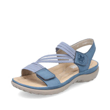 Load image into Gallery viewer, Rieker - 64870-14 - Sandals Guana/Ribbonstretch - Blue Jean
