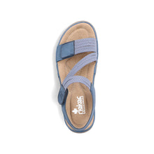 Load image into Gallery viewer, Rieker - 64870-14 - Sandals Guana/Ribbonstretch - Blue Jean
