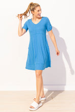 Load image into Gallery viewer, Escape - E80016 - Bistro Dress with Pockets - Riviera
