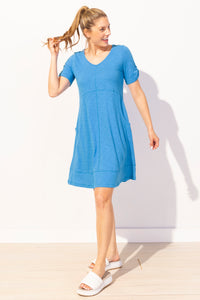 Escape - E80016 - Bistro Dress with Pockets - Riviera