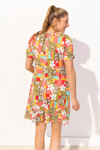 Habitat - E84316 - Bistro Dress - Coral