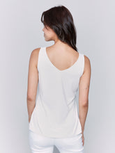 Load image into Gallery viewer, Charlie B - C1243SPK - Bamboo Reversible Cami - Greige
