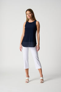 Joseph Ribkoff - 143105 - Classic Capri Pant - White