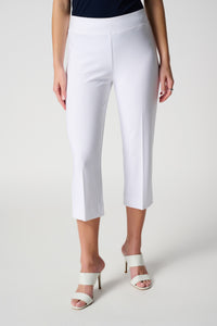 Joseph Ribkoff - 143105 - Classic Capri Pant - White