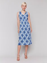 Load image into Gallery viewer, Charlie B - C3191P - Printed Sleeveless V Neck Dress - Mosaic
