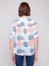 Load image into Gallery viewer, Charlie B - C4188A - Cotton Gauze Half-Button Blouse - Jasmine
