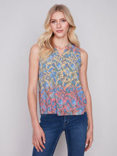 Load image into Gallery viewer, Charlie B - C4529P - Sleeveless Top Printed - Glory
