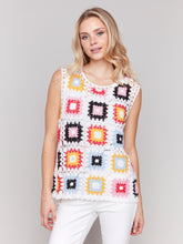 Load image into Gallery viewer, Charlie B - C4612 - Crochet Top - Multicolor
