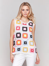 Load image into Gallery viewer, Charlie B - C4612 - Crochet Top - Multicolor
