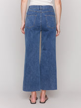 Load image into Gallery viewer, Charlie B - C5497R - Flared Jeans with Raw Edge - Medium Blue
