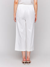 Load image into Gallery viewer, Charlie B - C5646F - Pull On Foil Linen Stretch Pants - Champagne
