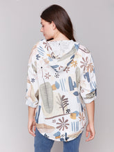 Load image into Gallery viewer, Charlie B - C6166Y - Printed Linen Duster Jacket - Cactus
