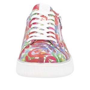 Rieker - D2E02-90 - Remonte Multi Flower Sneaker - Rock/Alabama/Multiflower