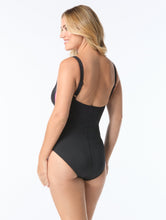 Load image into Gallery viewer, Gabar - G7W439 - Scoop Neck One Piece - Black Multi
