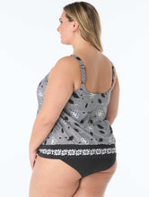 Load image into Gallery viewer, Beach House - HW4F120 - Plus Size Sarah Blouson Tankini - Floral Allure
