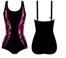 Load image into Gallery viewer, Gabar - G4X405 - Aquafitness Scoop Neck One Piece - Pink Multi
