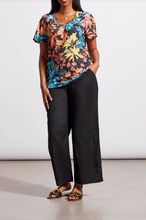 Load image into Gallery viewer, Tribal - 4835O - Printed Flutter Sleeve Blouse - Amberglow
