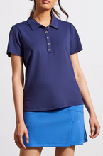 Load image into Gallery viewer, Tribal - 1800O - Short Sleeve Polo Top - Jet Blue
