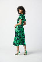 Load image into Gallery viewer, Joseph Ribkoff - 241052 - Floral Print Midi Dress - Midnight blue/green
