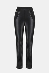 Joseph Ribkoff - 243041 - High-rise Minimalist Skinny Trousers - Black