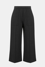 Load image into Gallery viewer, Joseph Ribkoff - 243259 - Heavy Knit Pull-On Culotte Pant - Black
