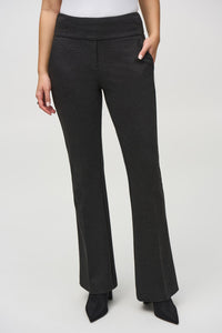 Joseph Ribkoff - 244008 - Flare Trousers With Pockets - Charcoal Grey