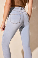 Load image into Gallery viewer, Tribal - 5721O - Audrey Pull On Straight Crop Jeans - Lt Surf
