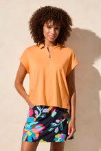 Load image into Gallery viewer, Tribal - 2090O - Dolman Polo Top - Melon
