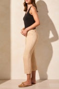 Load image into Gallery viewer, Tribal - 1647O - Pull-On Kick Flare Capri - Safari
