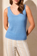 Load image into Gallery viewer, Tribal - 1741O - Crochet Tank Top - Deep Blue
