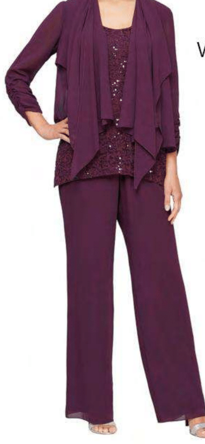 Alex - 8192002 - 3 pcs Pantsuit - Navy – Viau Ladies Wear