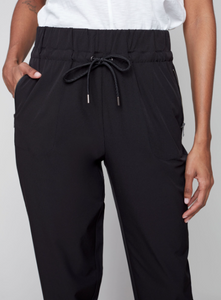 Charlie B - C5310S - Techno Pant - Black